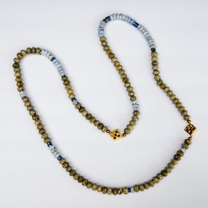 Lizzie Fortunato long strand beaded necklace